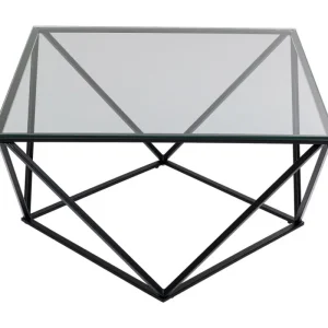 KARE Design Mesa de centro Cristallo Black 80x80cm Online