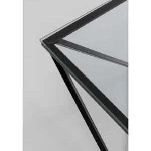 KARE Design Mesa de centro Cristallo Black 80x80cm Online