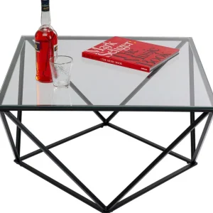 KARE Design Mesa de centro Cristallo Black 80x80cm Online