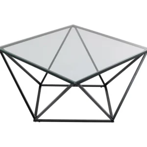 KARE Design Mesa de centro Cristallo Black 80x80cm Online