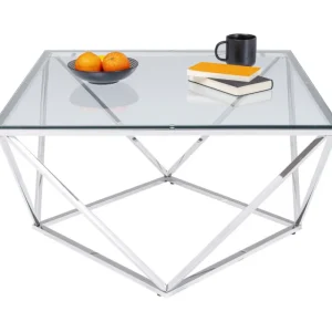 KARE Design Mesa de Centro Cristallo 80x80cm Clearance