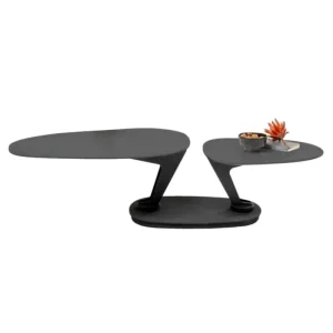 KARE Design Mesa de centro Franklin Black 150x58 cm New