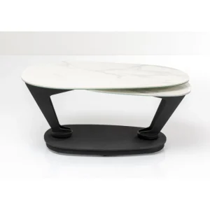 KARE Design Mesa de centro Franklin White 150x58 cm Outlet