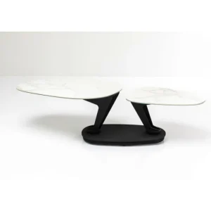 KARE Design Mesa de centro Franklin White 150x58 cm Outlet