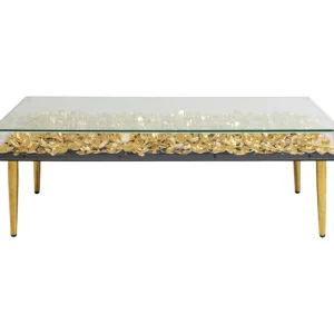 KARE Design Mesa de Centro Gold Flowers 120x60cm Discount