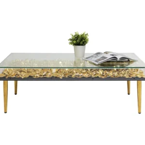 KARE Design Mesa de Centro Gold Flowers 120x60cm Discount