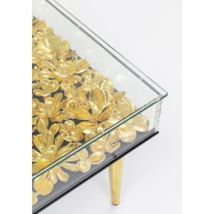 KARE Design Mesa de Centro Gold Flowers 120x60cm Discount