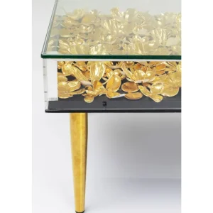 KARE Design Mesa de Centro Gold Flowers 120x60cm Discount