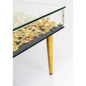 KARE Design Mesa de Centro Gold Flowers 120x60cm Discount