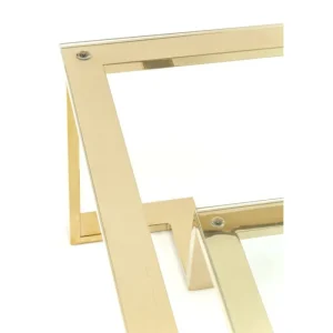 KARE Design Mesa de Centro Gold Rush 120x120cm Clearance