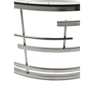 KARE Design Mesa de centro Jupiter Silver Ø100cm Fashion