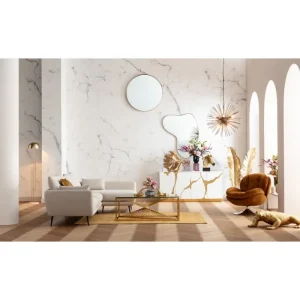 KARE Design Mesa De Centro Laser Gold 120x60cm New