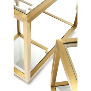 KARE Design Mesa de Centro Luigi Gold (conj.4) Hot