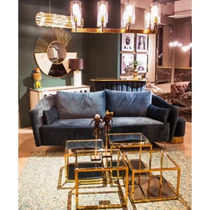 KARE Design Mesa de Centro Luigi Gold (conj.4) Hot