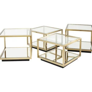 KARE Design Mesa de Centro Luigi Gold (conj.4) Hot