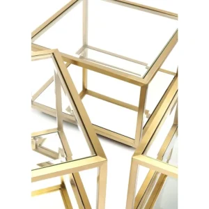 KARE Design Mesa de Centro Luigi Gold (conj.4) Hot