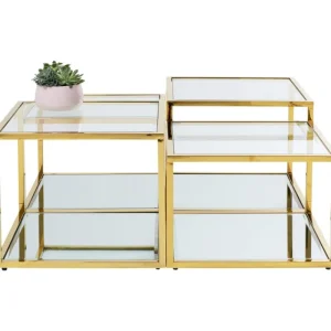 KARE Design Mesa de Centro Orion Dourada (4/Set) Fashion