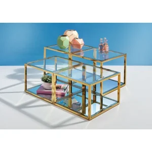 KARE Design Mesa de Centro Orion Dourada (4/Set) Fashion