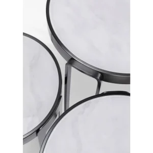 KARE Design Mesa de centro Perelli Preto (conjunto de 3) Hot
