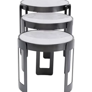 KARE Design Mesa de centro Perelli Preto (conjunto de 3) Hot