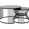 KARE Design Mesa de Centro Roma Black (Conj. de 2) Hot