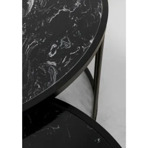 KARE Design Mesa de Centro Roma Black (Conj. de 2) Hot