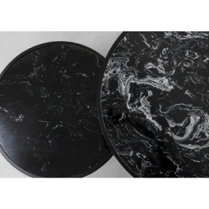 KARE Design Mesa de Centro Roma Black (Conj. de 2) Hot