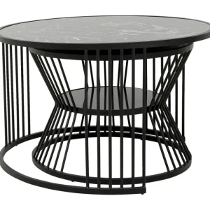 KARE Design Mesa de Centro Roma Black (Conj. de 2) Hot
