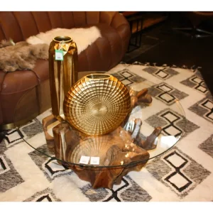 KARE Design Mesa de Centro Roots Ø100cm Hot