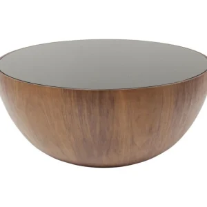 KARE Design Mesa de Centro Tear Drops Walnut Ø80cm New