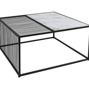 KARE Design Mesa de centro Twice 80x80cm New