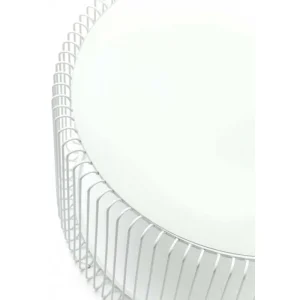 KARE Design Mesa de Centro Wire Branco (conj.2) Sale