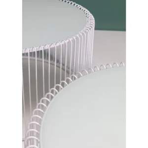 KARE Design Mesa de Centro Wire Branco (conj.2) Sale