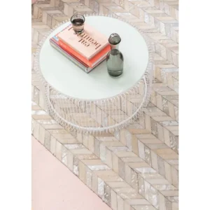 KARE Design Mesa de Centro Wire Branco (conj.2) Sale