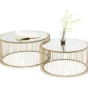 KARE Design Mesa de Centro Wire Brass (conj.2) Sale