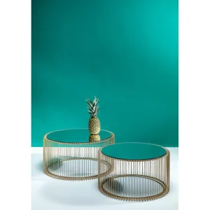 KARE Design Mesa de Centro Wire Brass (conj.2) Sale