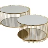 KARE Design Mesa de centro Wire Double laiton (2/Set) Sale