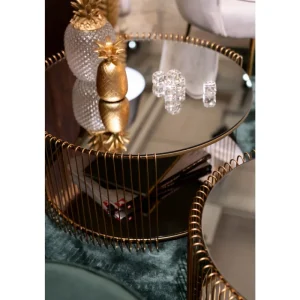 KARE Design Mesa de centro Wire Double laiton (2/Set) Sale