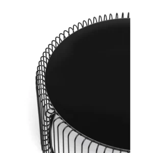 KARE Design Mesa de Centro Wire Preto (conj.2) Hot