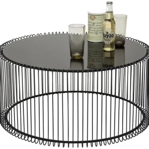KARE Design Mesa de Centro Wire Preto (conj.2) Hot