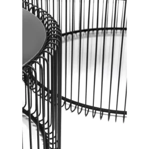 KARE Design Mesa de Centro Wire Preto (conj.2) Hot