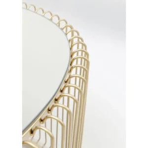 KARE Design Mesa de Centro Wire Uno Dourada 60x90cm Online