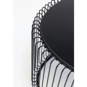 KARE Design Mesa de Centro Wire Uno Preta 60x90cm Best