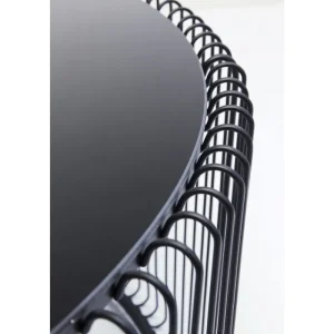 KARE Design Mesa de Centro Wire Uno Preta Ø80cm Sale