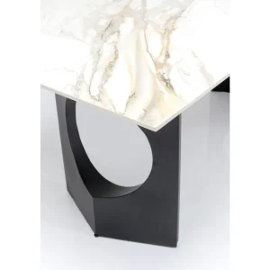 KARE Design Mesa Eternity Oho preto e branco180x90cm New