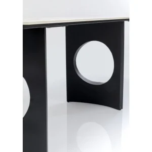 KARE Design Mesa Eternity Oho preto e branco180x90cm New