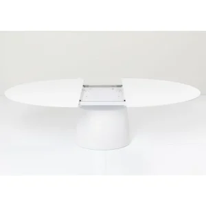 KARE Design Mesa Extensível Benvenuto Branca 200(50)x110cm New
