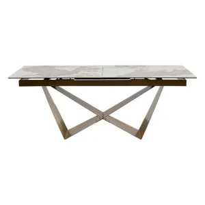 KARE Design Mesa extensível Connesso 260x100cm branca Hot
