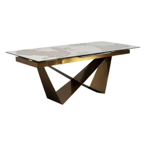 KARE Design Mesa extensível Connesso 260x100cm branca Hot