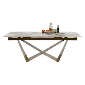 KARE Design Mesa extensível Connesso 260x100cm branca Hot